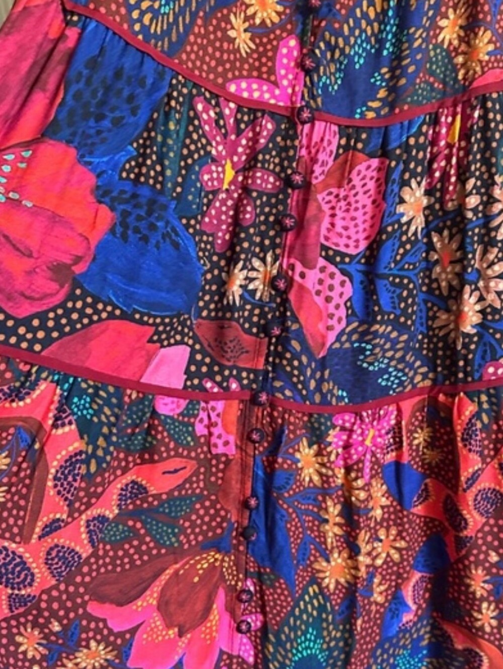 NWT FARM RIO | $260 Mixed Garden Snake Maxi Dress - Picture 8 of 9